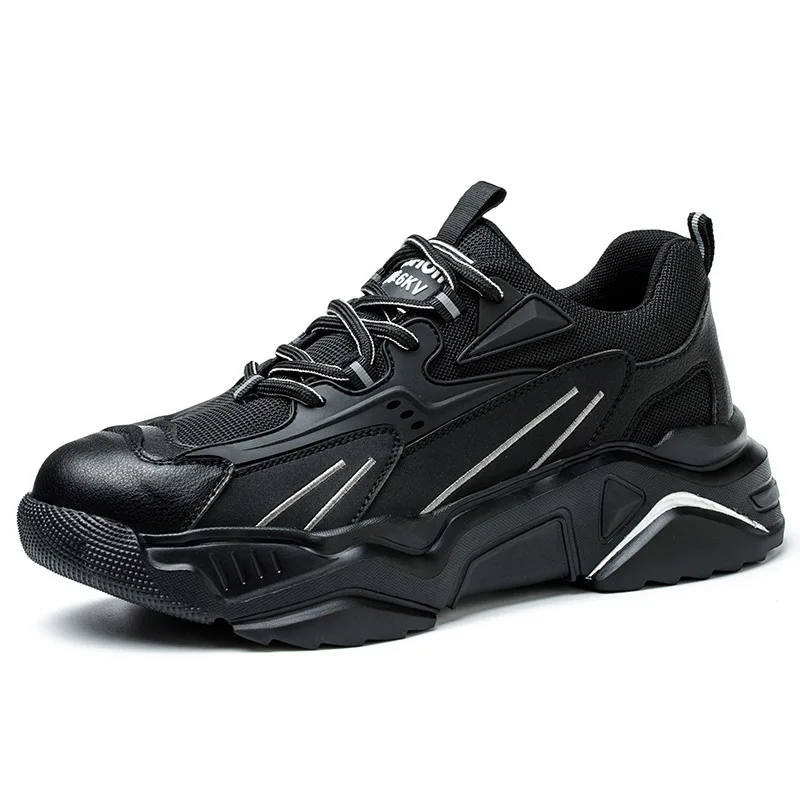 

Men's Safety Boots Men Breathable Anti-skid Steel Toe Shoes Electrical Insulation Boots Lightweighting Work Protective Shoes