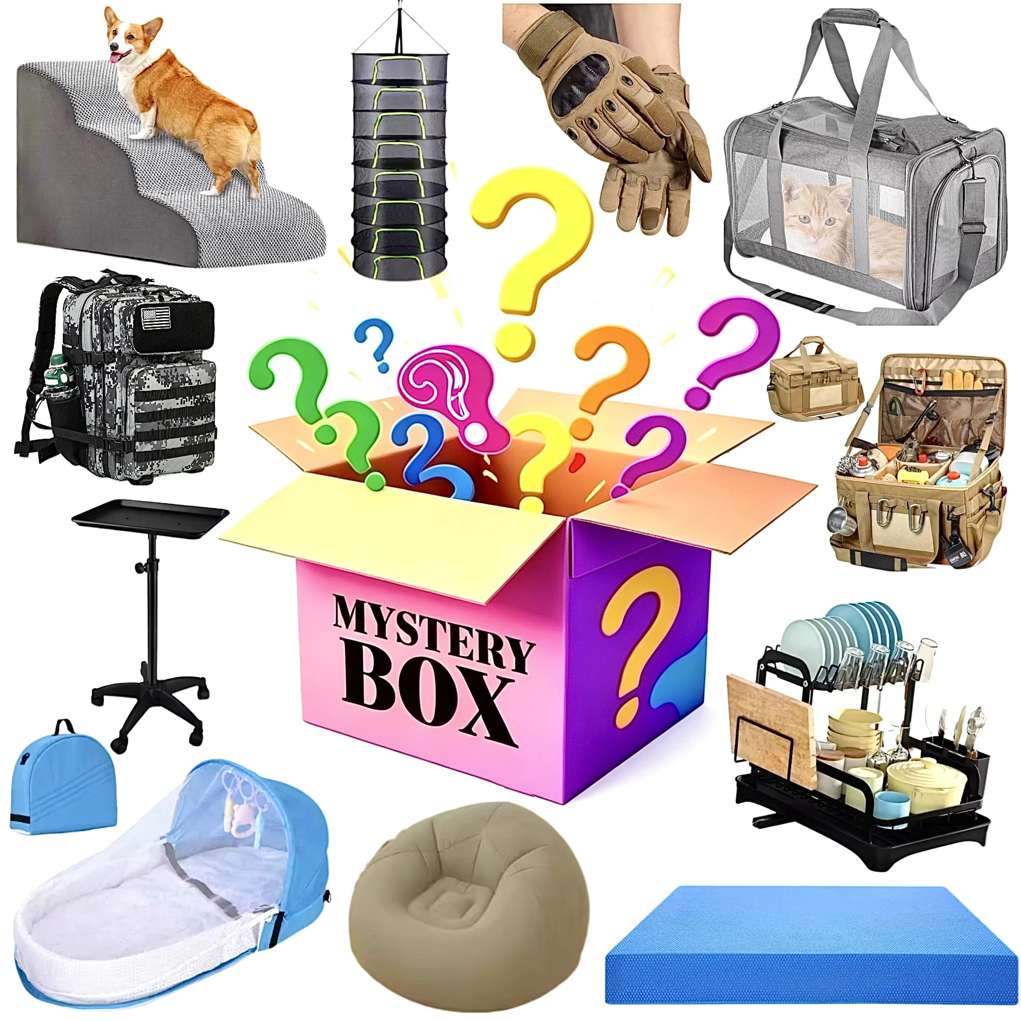 

Mystery Surprise Box – Random Household & Fun Items, Fun to Open Anytime