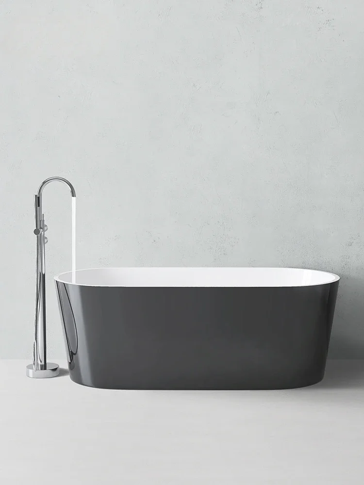 

Kokang Internet celebrity household adult acrylic freestanding bathtub thin edge deep tub 1.2-1.7 meters 045