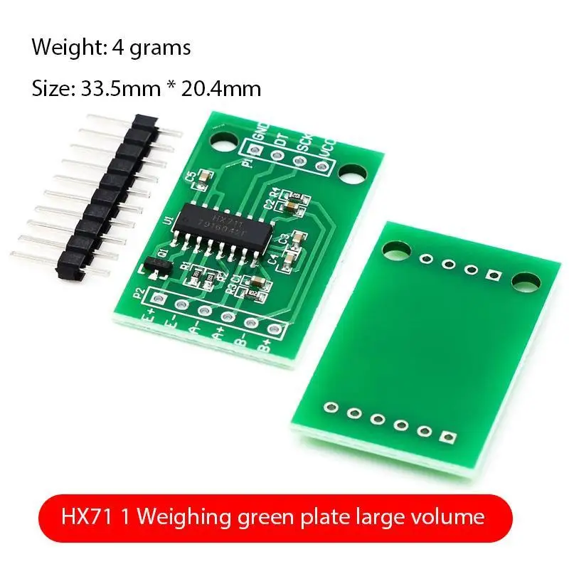 Dual-channel HX711 Weighing Pressure Sensor 24-bit Precision A/D Module