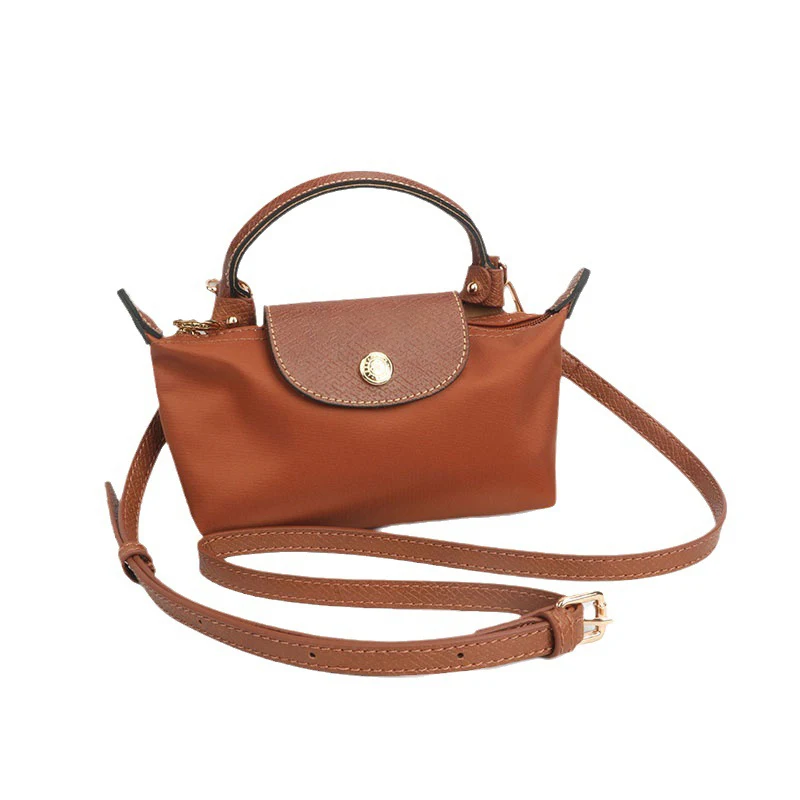 Sangles de sac à main en cuir réglables, remplacement de la bandoulière, sangle initiée pour mini sac à main Longchamp, kit de conversion, noir, marron