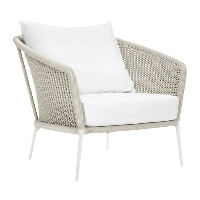 

Outdoor rattan sofa, courtyard living room outdoor balcony, leisure three-piece furniture