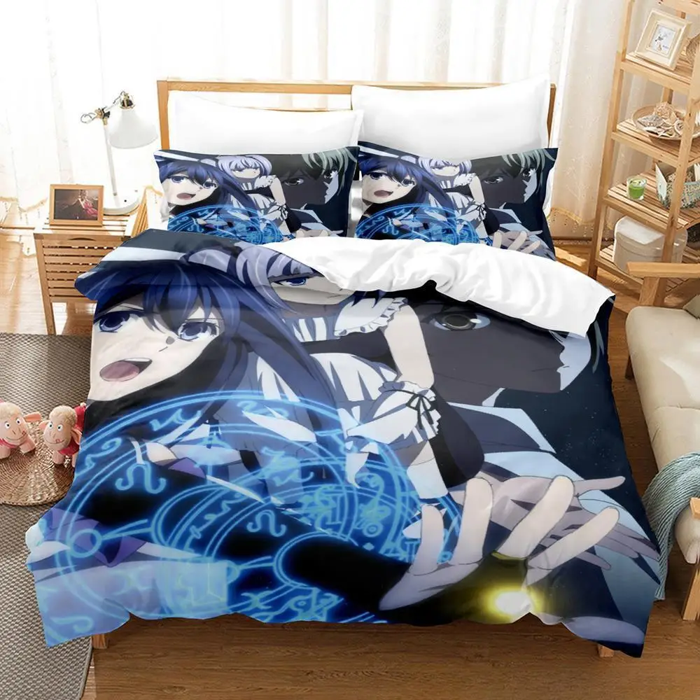 Fashion Anime Brynhildr in The Darkness Bedding Set Single Twin Full Queen King Size Bed Set Adult Kid Bedroom Duvet cover Sets