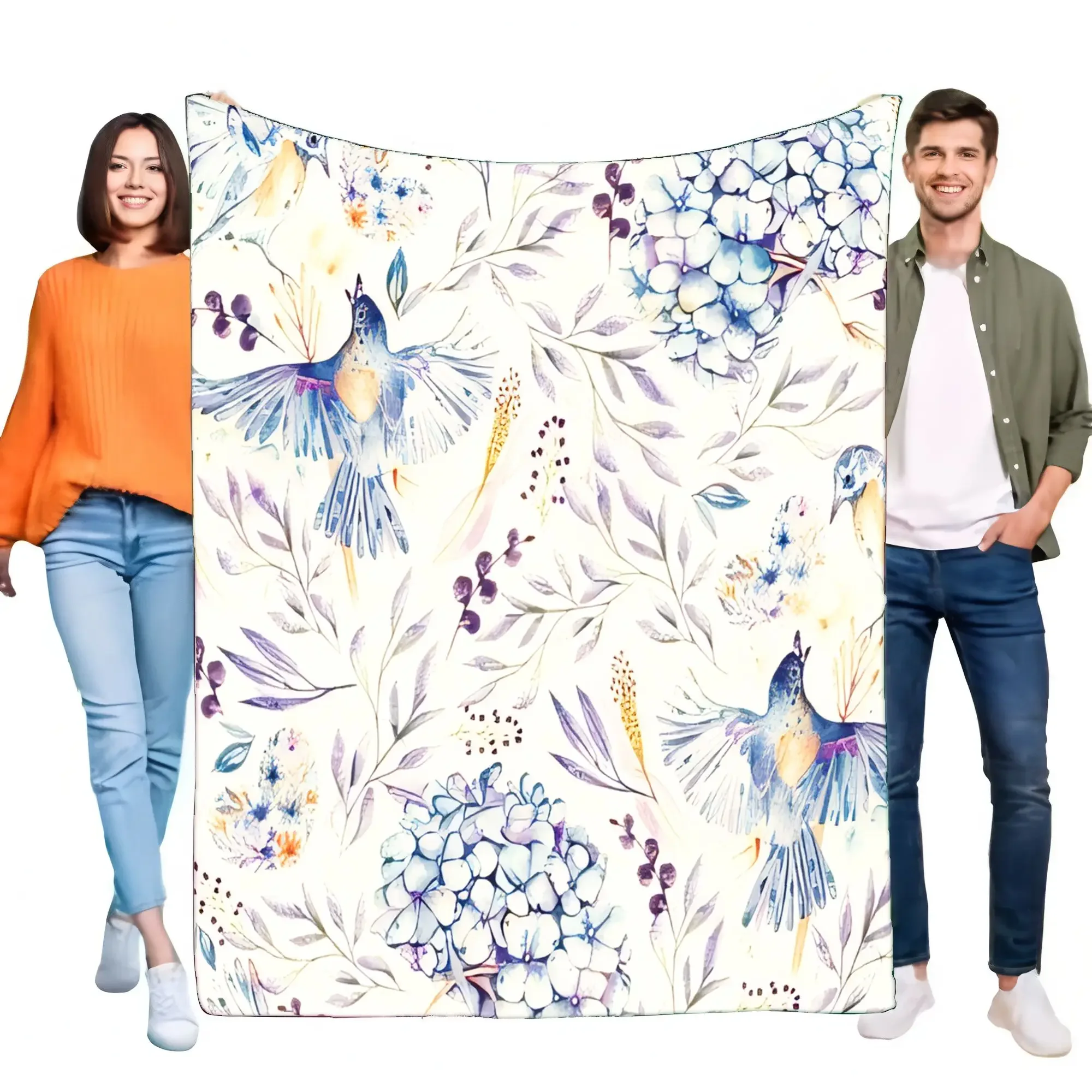 Watercolor Blue Bir… - image