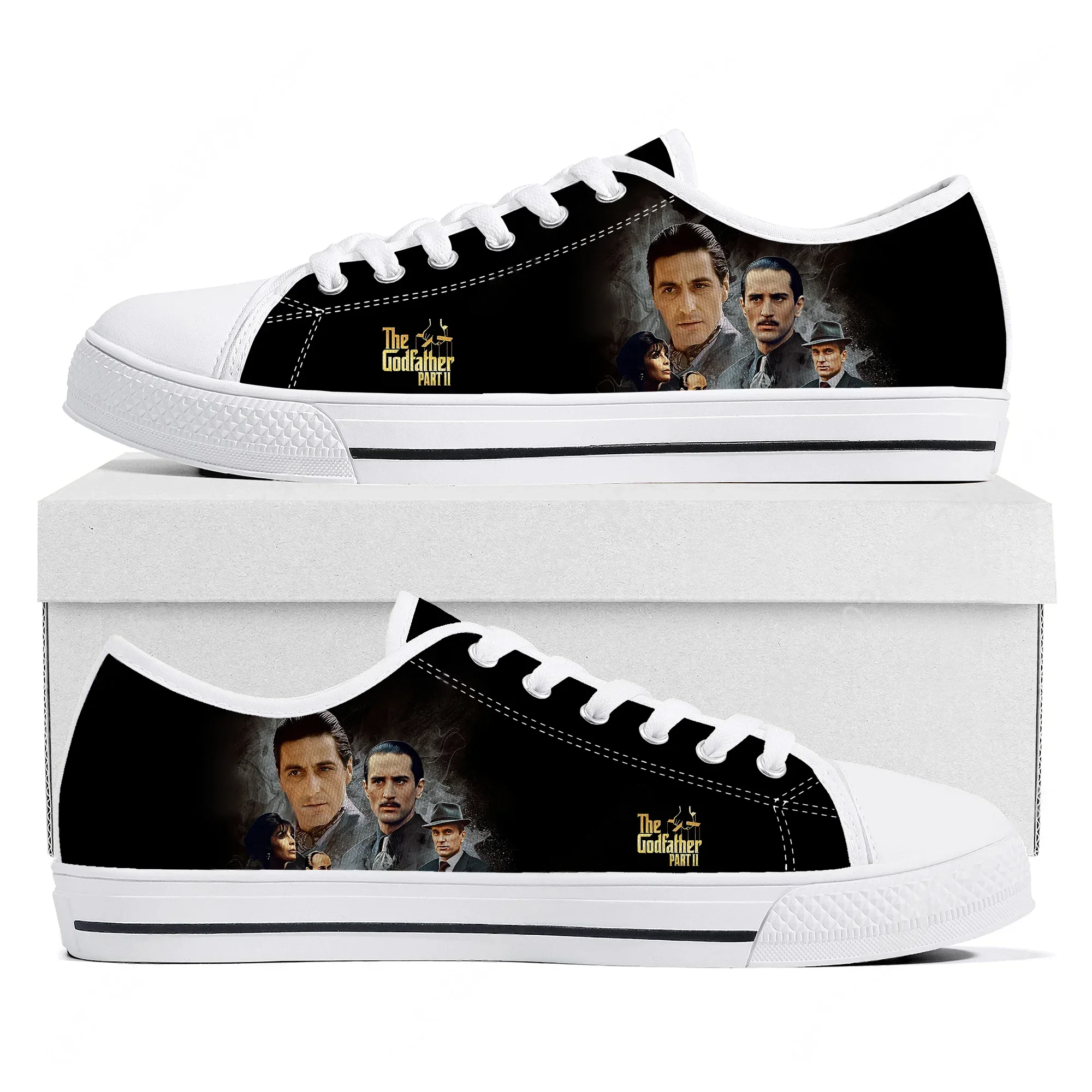 

The Godfather Part II Low Top High Quality Sneakers Men Women Teenager Canvas Sneaker Casual Shoes Fashion Patterns Custom Shoes