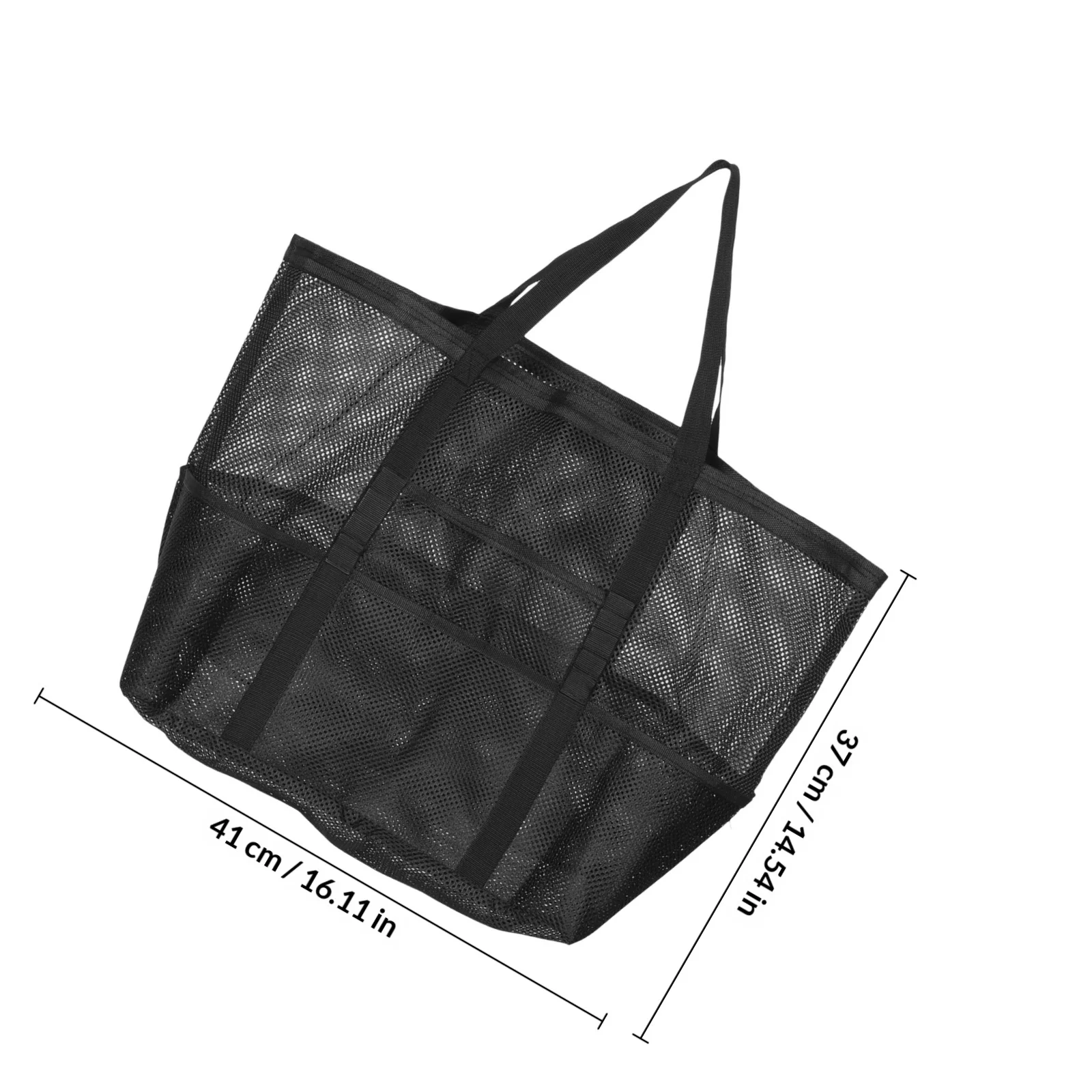 Extra Large Beach Tote Bag for Swimming Mesh Design with Handle Waterproof Sand Resistant for Pool Vacation Travel Use