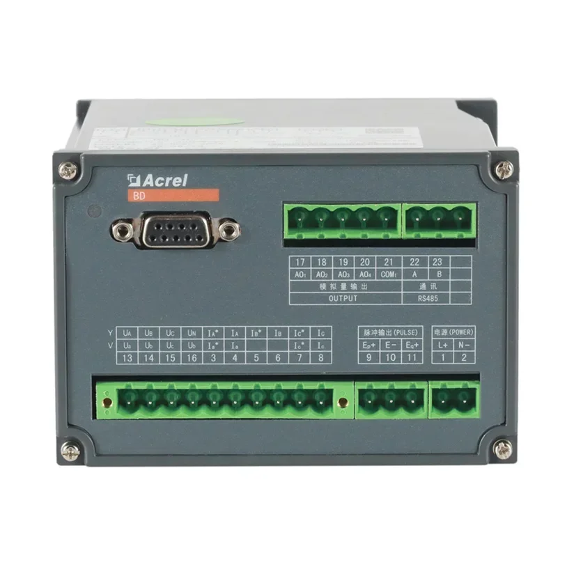 for Acrel BD-3P/Q 3 Phase 3 Wire Power Transducer electrical Transmitter With 2isolation transformer out