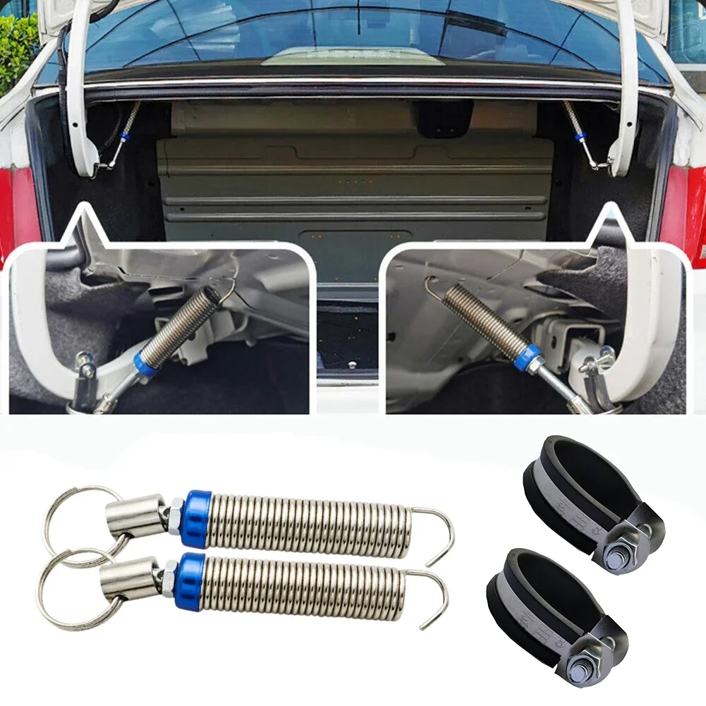Trunk Spring Lifting Device Alloy Car Trunk Lifter Rubber Trunk Lid Automatically Open Spring Trunk Lift Support Car Accessories