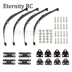 4 set Hard Leaf Spring Suspension Stainless Steel Bar for 1/10 Crawler Car Axial SCX10 F350 RC4WD D90 TF2 Tamiya Truck
