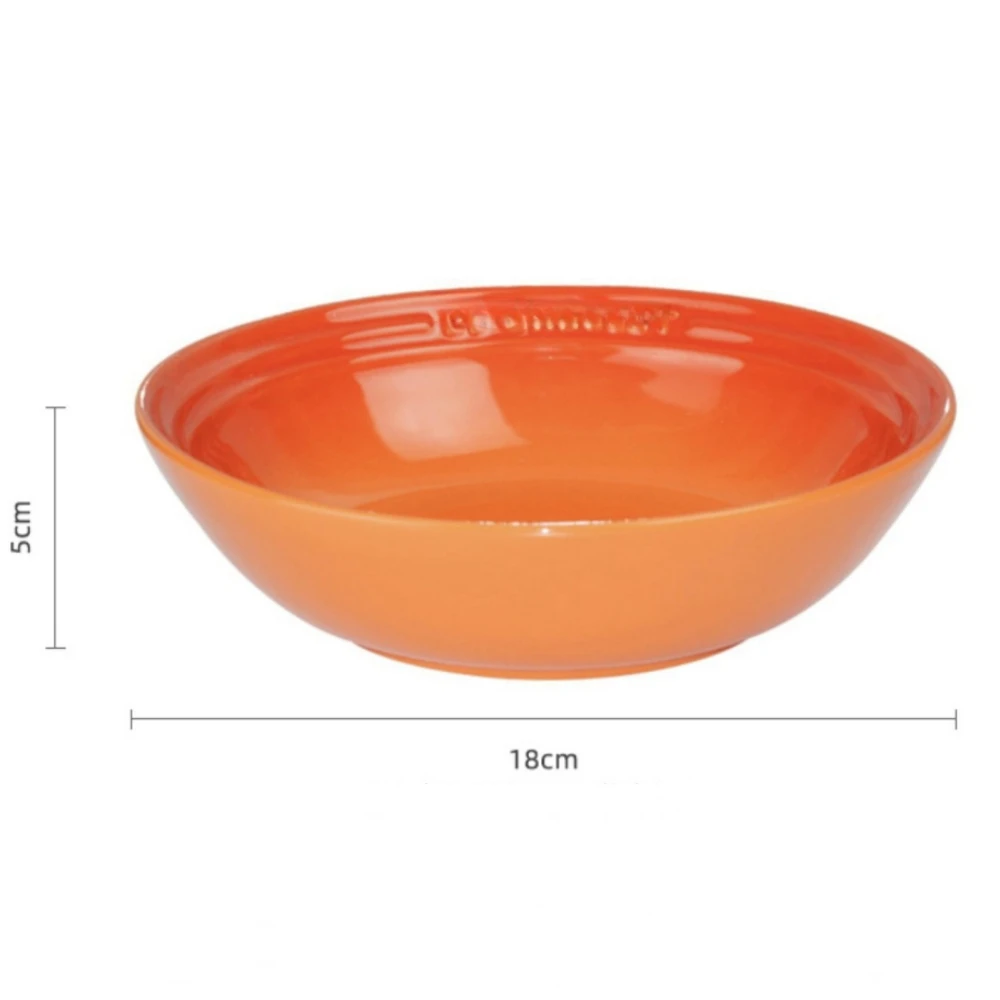 7 Inches Ceramic Bowl,Porcelain Kitchen Tableware Plate,Round Noodle Ramen Salad Cereal Pasta Bowls,Microwave Oven Safe 18cm