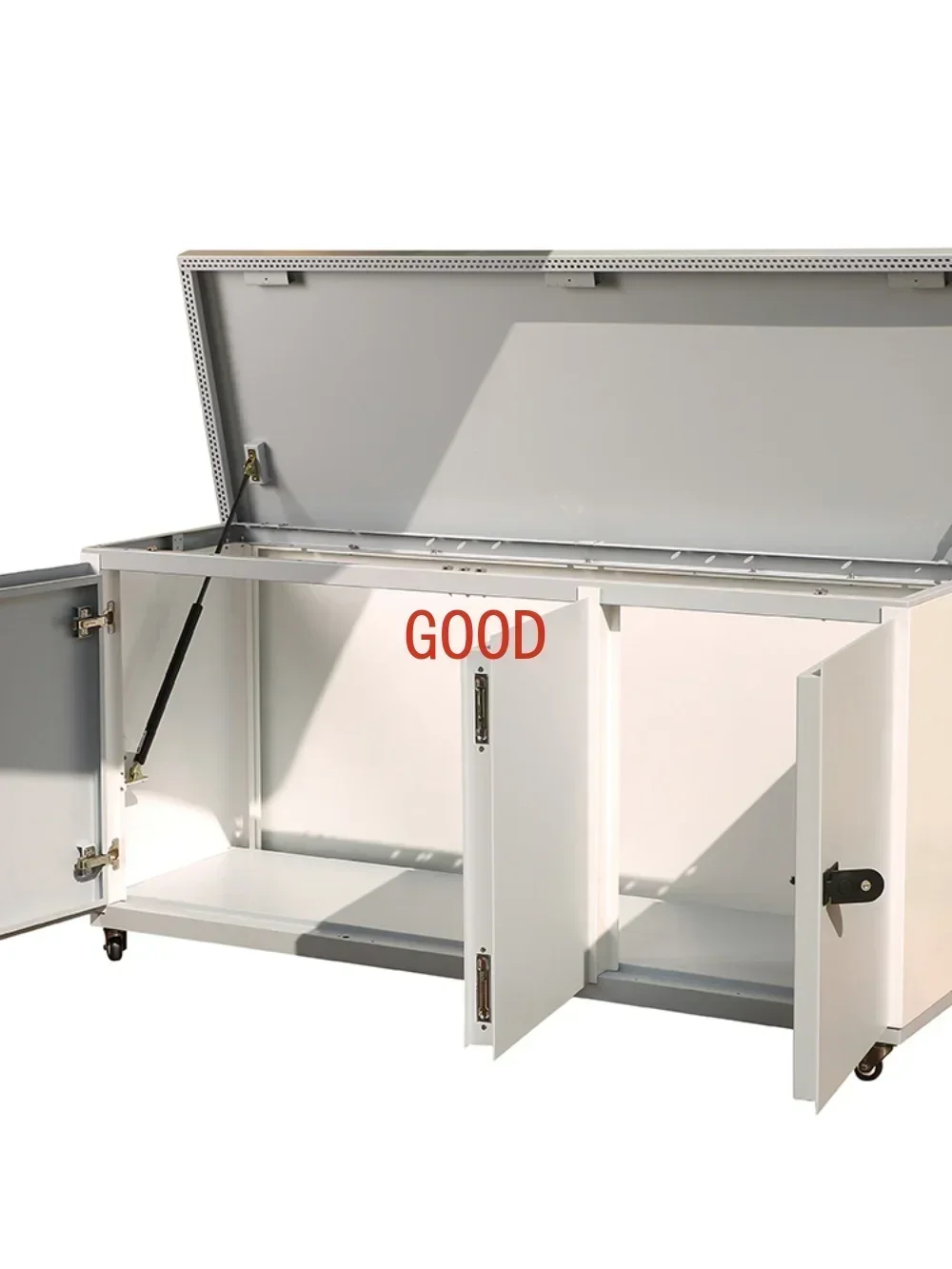 

Garden tool cabinet waterproof and sunscreen steel cabinet 53cm deep