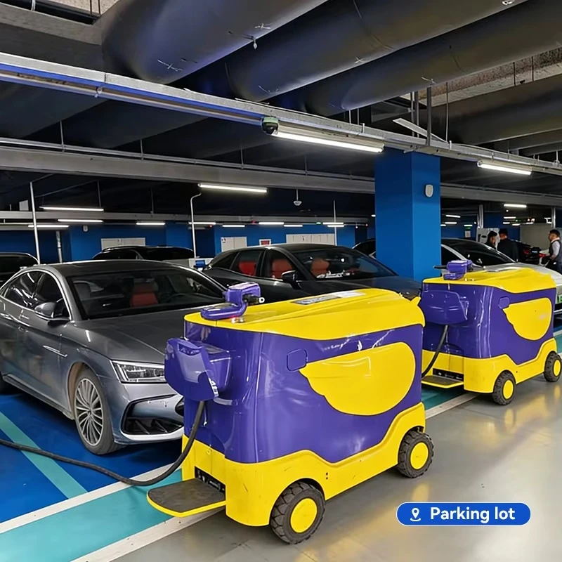 Outdoor Road Rescue 60kW Mobile Fast Charger, CCS2 Standard DC EV Charging Station With Optional Energy Storage Capacity