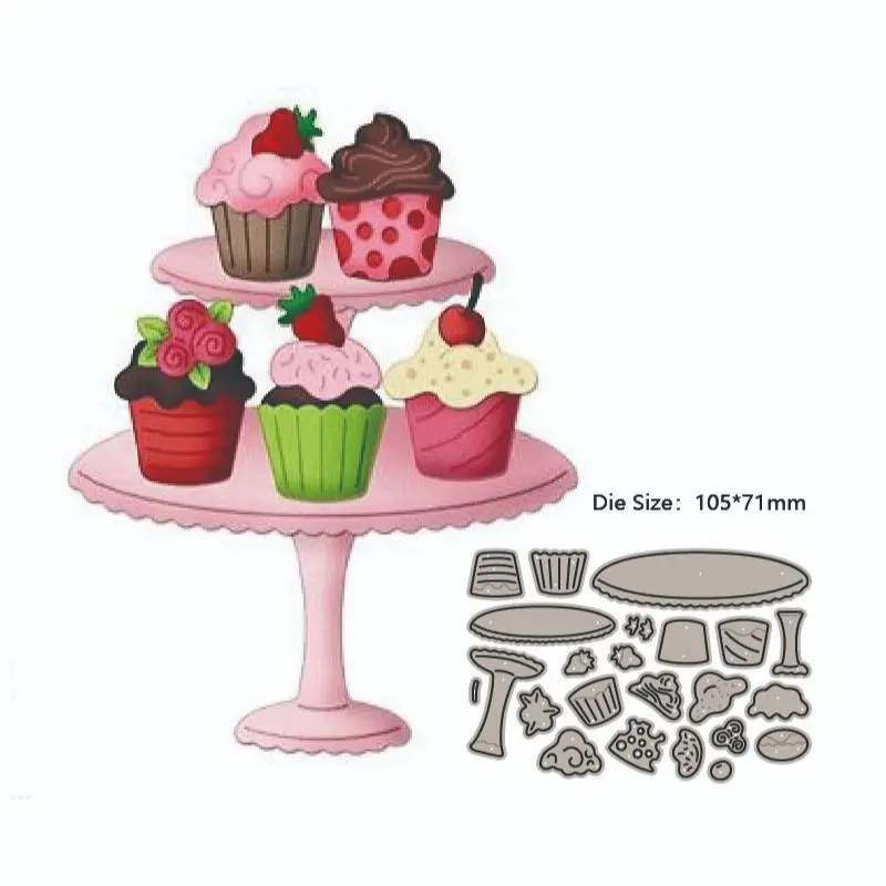 Strawberry Snack Cake dies metal cutting layering die scrapbook photo album decoration diy card craft 2022 new