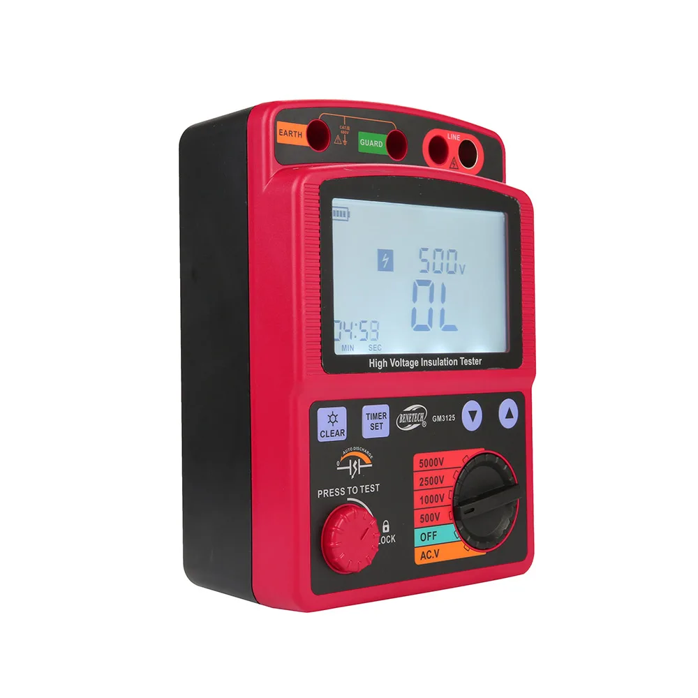 BENETECH GM3125 Digital Insulation Resistance Meter