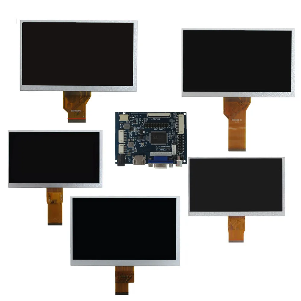 7 Inch HD Screen LCD Display HDMI-compatible VGA 2AV Driver Board Monitor For Raspberry Pi Banana/Orange Pi PC Mini Computer