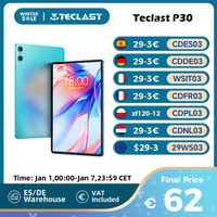 Teclast P30 Android 14 Tablet 10,1 inch IPS Max 10GB RAM 64GB ROM A523 octa-core TÜV Rheinland certification tablets Wifi 6