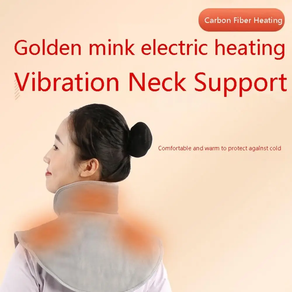 

3 Heat Level Electric Heating Shoulder Neck Pad Adjustable Temperature Back Pain Relief Massage Shoulder Pads Wearable