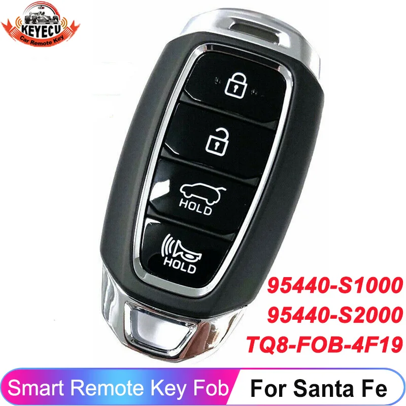 

KEYECU Smart 95440-S1000 95440-S2000 95440-S1200 95440-S1050 95440-S2200 For Hyundai Santa Fe 433.92MHz ID47 Chip Key Remote Fob