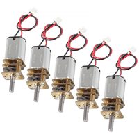 5PCS Mini N20 Gear Motor DC 3V-6V Mini Micro N20 Gear Motors Slow Speed Full Metal Motor for Car DIY for Robot