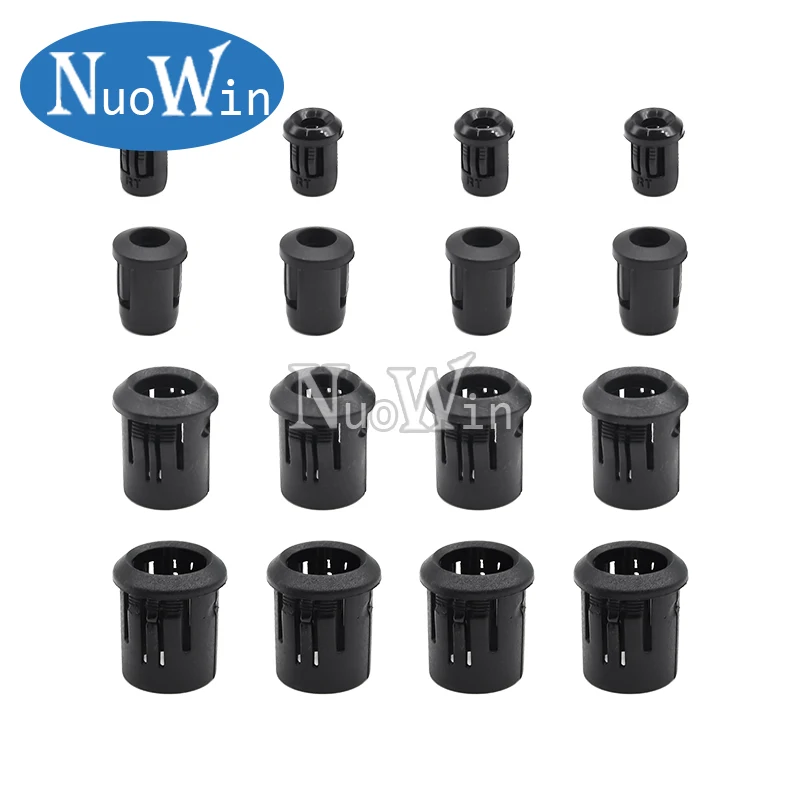 10pcs Black Plastic Lamp Bases 3mm/5mm/8mm/10mm LED Diode Holder Black Clip Bezel Socket Mount DIY Light Emitting Diode