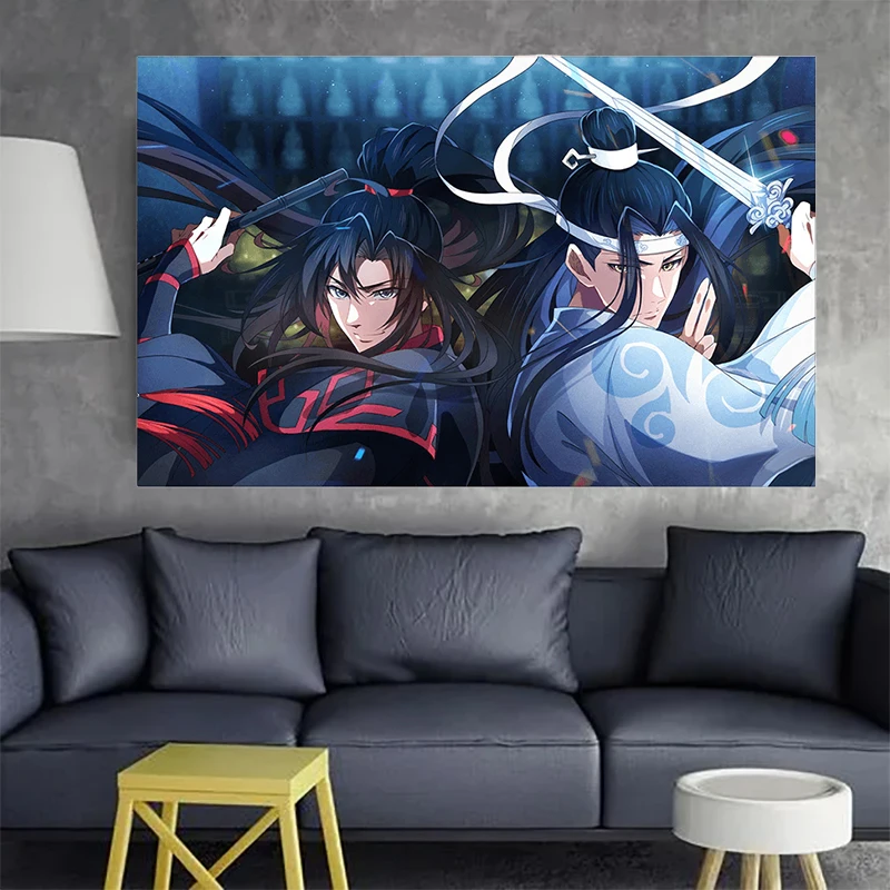 Mo Dao Zu Shi Anime Poster Canvas Painting, Bedroom Wall Art Decoration, Room Decor, Home Decor