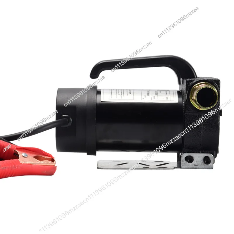Electric Oil Pump Small 12V24V220V Volt Diesel Fuel Dispenser Front and Back Pumping Unit Self-priming Oil Pump
