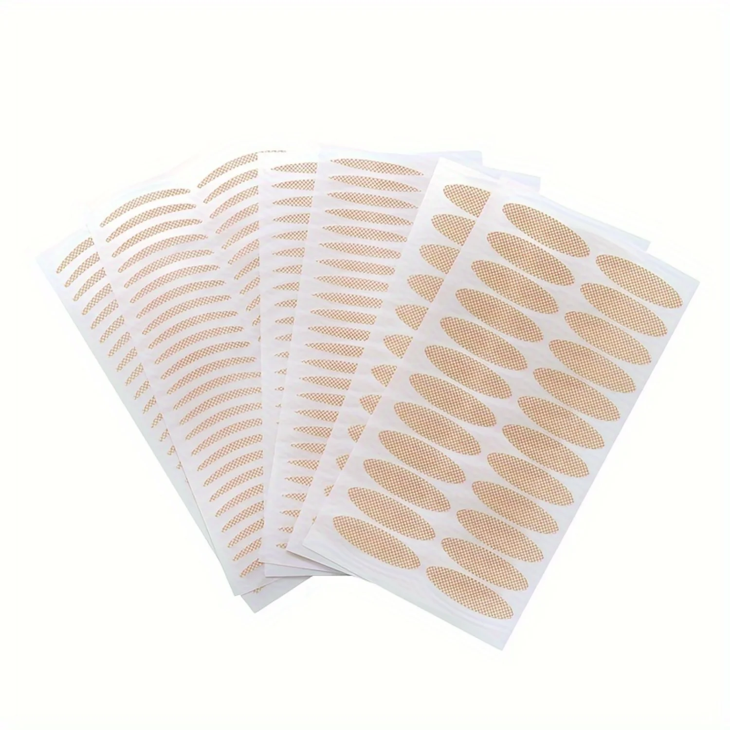 

120 Pcs Natural Double Eyelid Tape Kit - Breathable & Sweatproof Fiber for Hooded, Droopy, Uneven, Mono-Eyelid