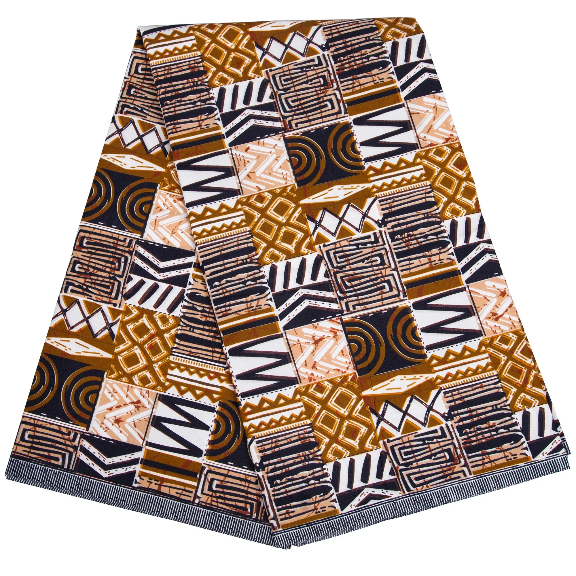 Tissus de cire africaine 3/6 Yard 100% Polyester Ankara Kente tissu imprimé pour robe de soirée