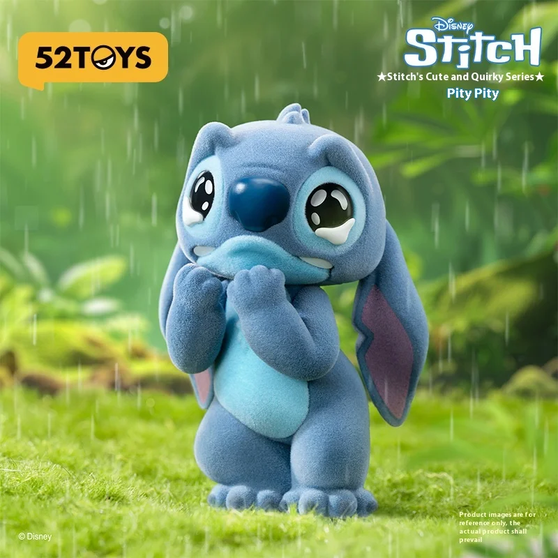 

52toys Disney Stitch Strange Cute Flocking Blind Box Shi Dizai Star Baby Send Boyfriend Girlfriend Holiday Birthday Gifts Toys