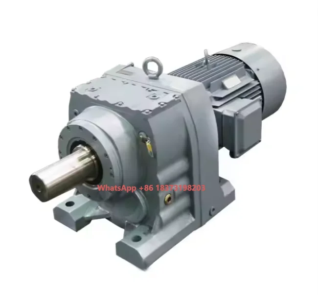 

R Series Helical Bevel Gearbox Helical Speed Reducer German Technical Gearbox AC Geared Motor