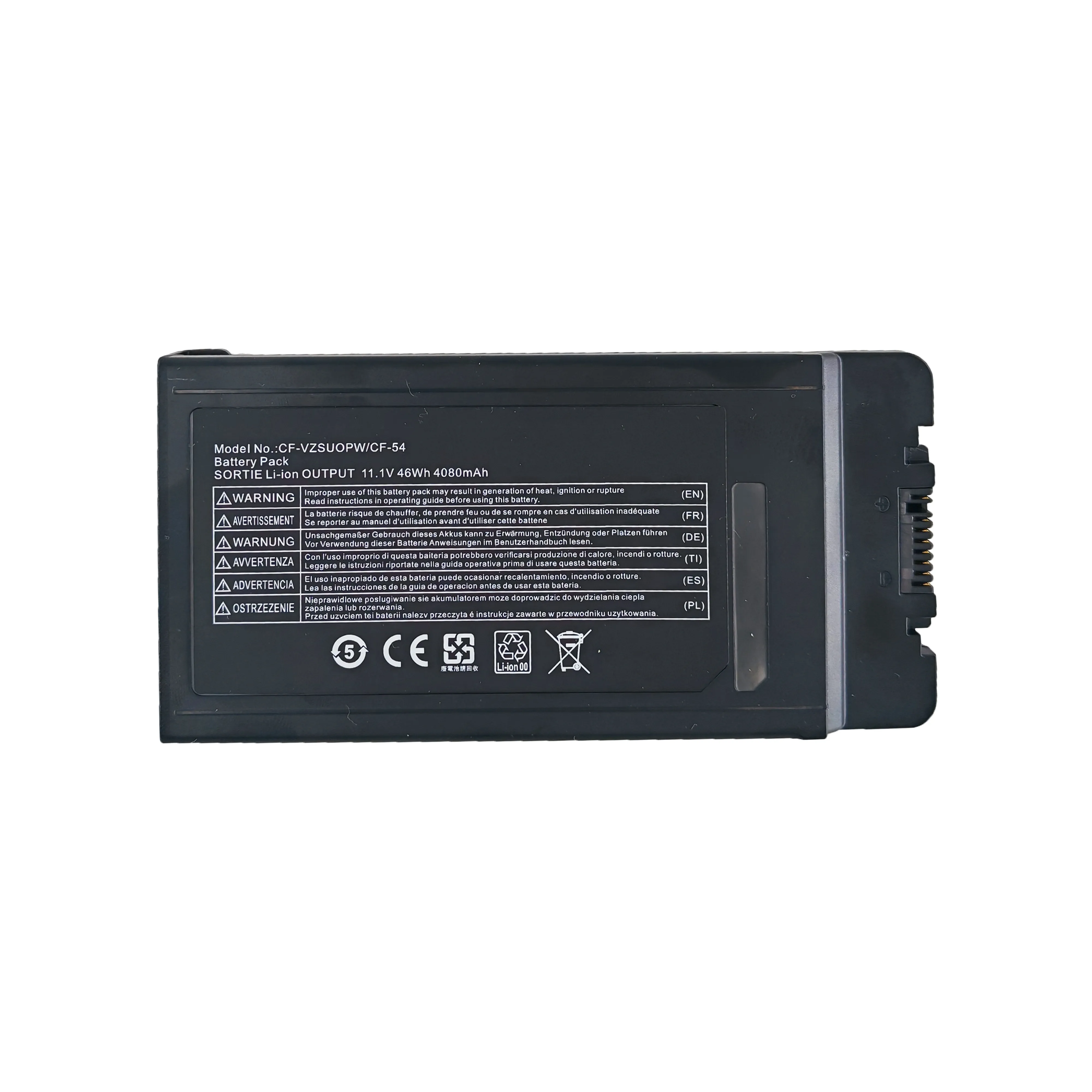 4080mAh High Capacity Li-ion Laptop Battery Replacement for Panasonic Toughbook CF-54/54C CF-VZSU0PW/VZSU0PK/VZSU0PR Notebook
