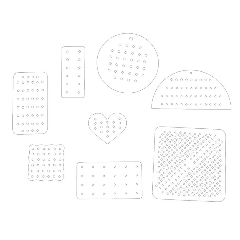 2pcs Acrylic Earring Display Cards Multi Pair Plain Earring Card Organizer Stand Jewelry Holder for Travel, Exhibition