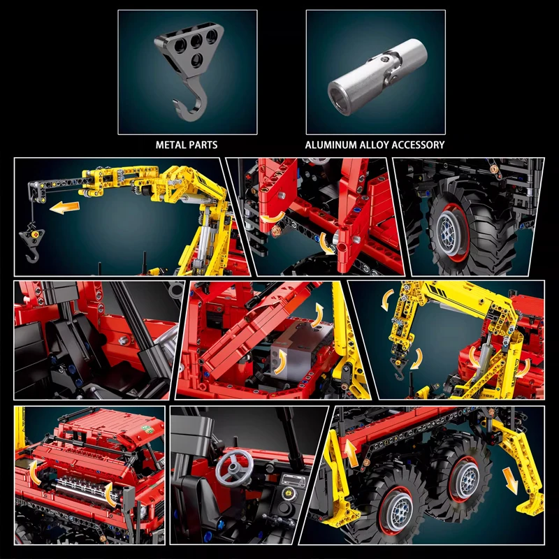 3068PCS RC Articulated Off-Road Logging Vehicle Building Blocks Sets Car Model Creative Gifts Assembly Brick Toys For Kids Adult