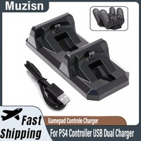 2025 USB Dual Charge Dock For PS4 Controller Gaming Charging Stand Holder For Sony PlayStation 4 Wireless Gamepad Charger