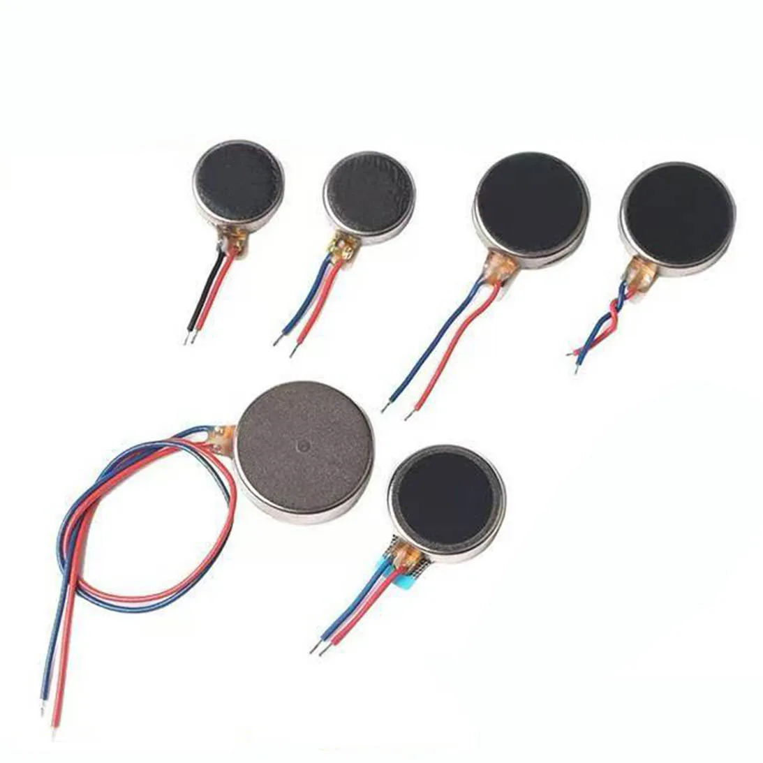 1-10Pcs DC3-5V Micro DC Vibration Motor 0820/0827/0830/0834/1027/1030/1034/1234 for Phone Coin Flat Motor
