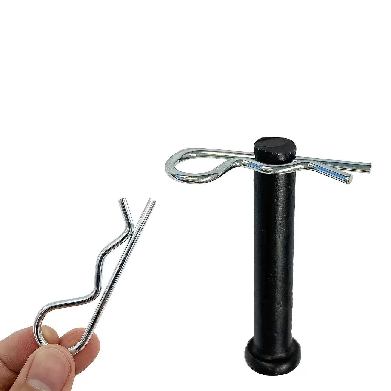 50pcs Stainless Steel Cotter Pins Set - R Clips & Split Pins for Fasteners, Durable Wave Shape Spring Pins for DIY & Repair
