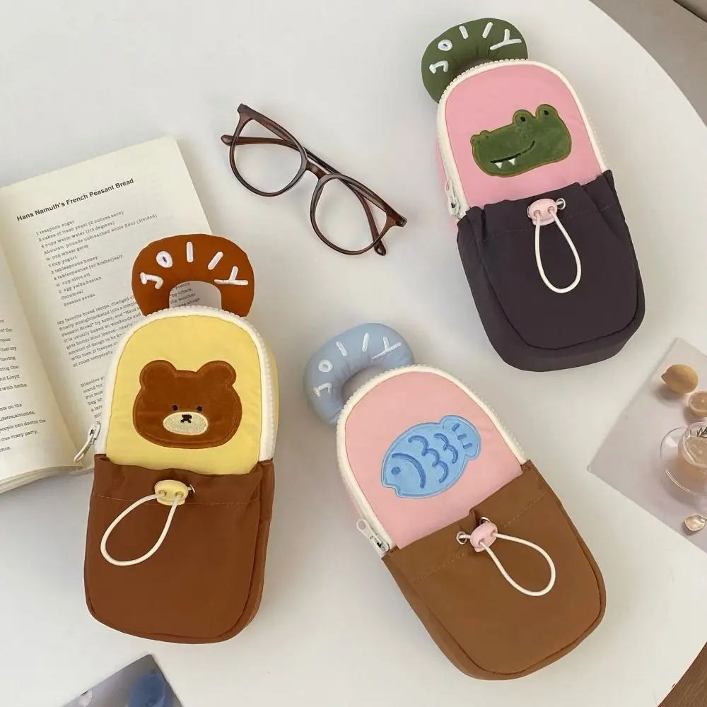 

New Animal Pen Bag Large Capacity Handheld Pencil Case Cartoon Gift Stationery Bag Students Supplies