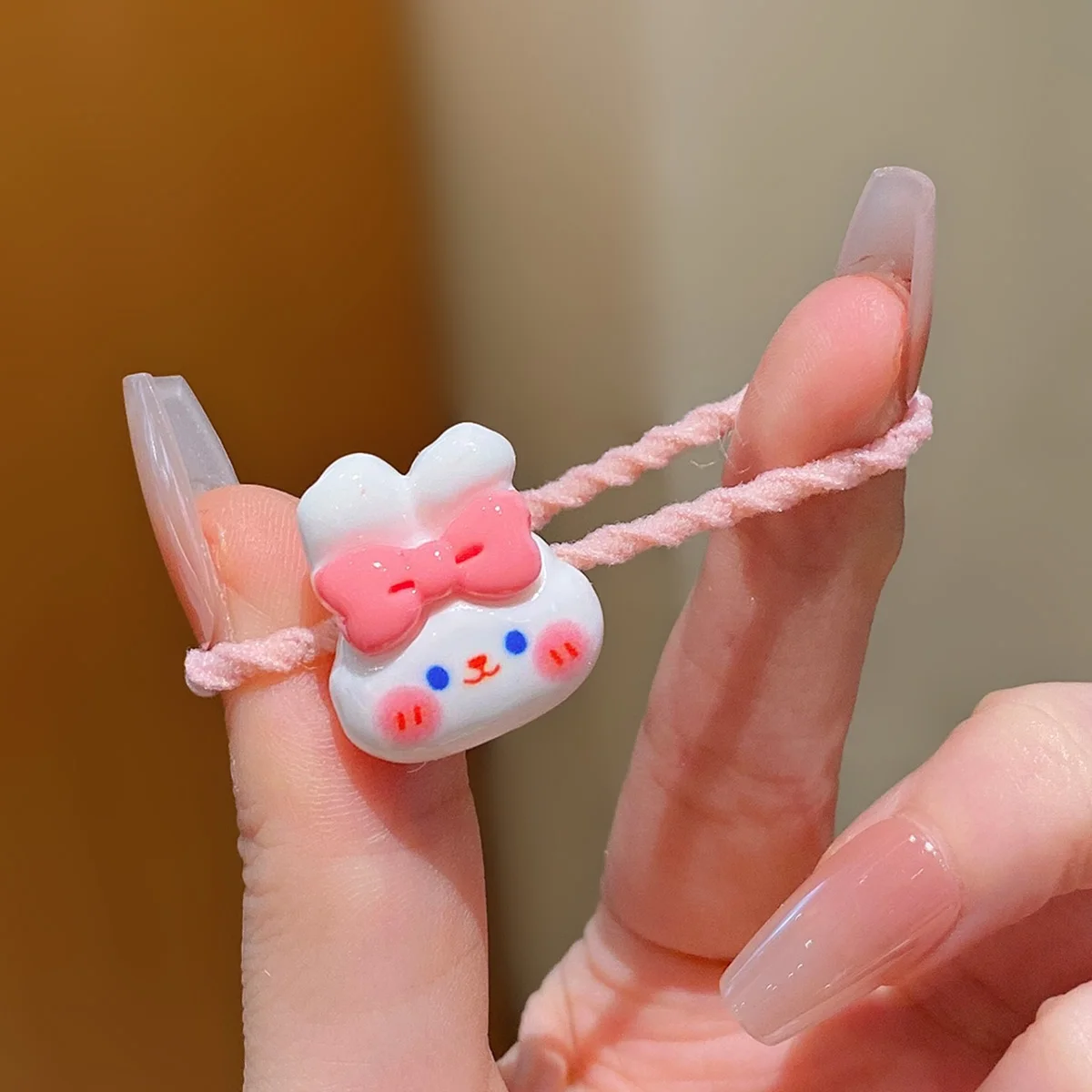 30 cartoon cute children\'s rubber bands, little girl hair rings suitable for daily use hair accessories