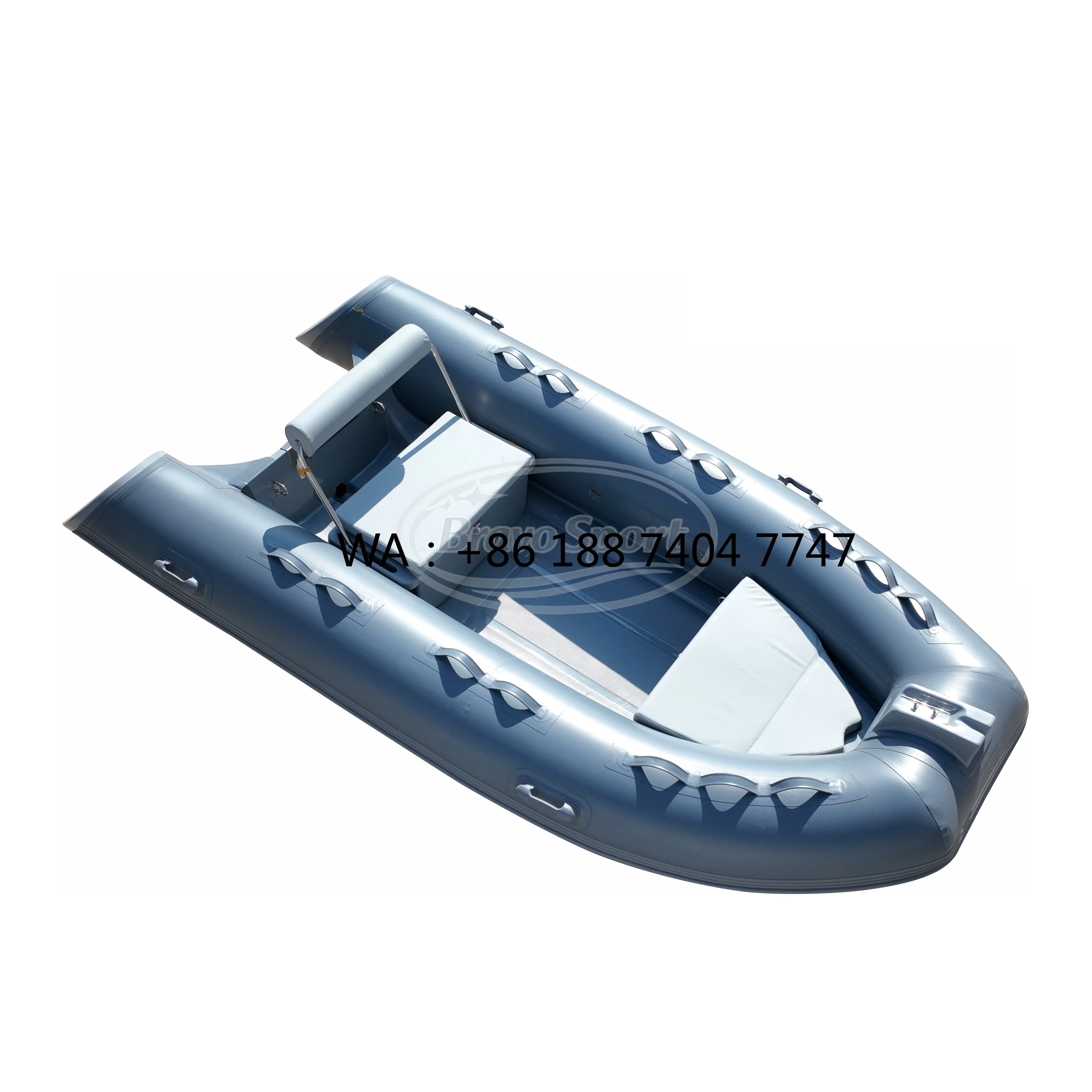 Best Selling 3.3m Fiberglass RIB Boat Deep-V Fishing Boat with CE Certificate