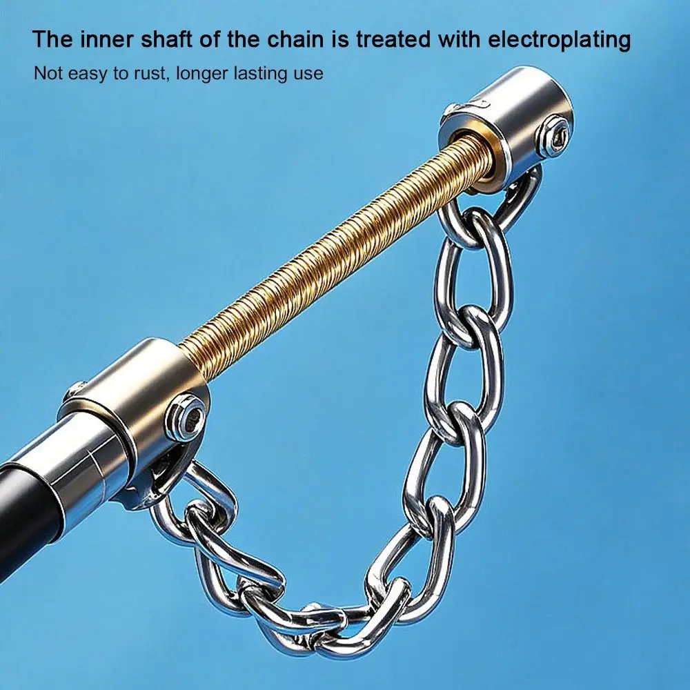 Multifunctional Drain Pipe Dredger Chain Structure Household Applicable Sink Drain Cleaner Blockage Clearing Adjustable Size