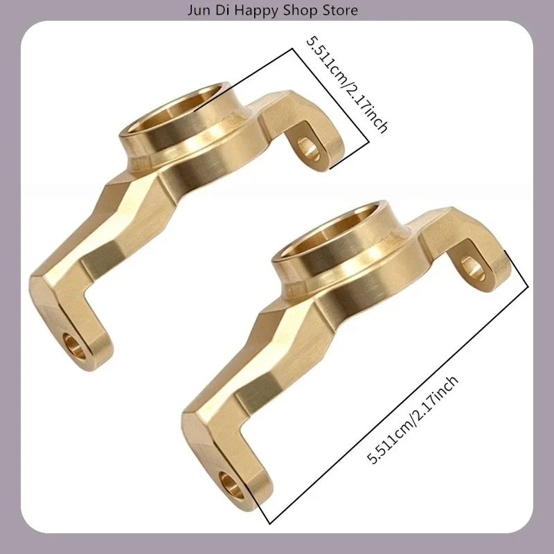 1/10 R1001 R1011 Full Proportional RC Car Spare Parts Brass Upgrade Front Axle C-Hub