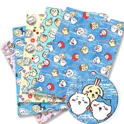 Polyester cotton Cartoon Fabric 140*50cm Handmade Sewing Patchwork Quilting Baby Dress Home Sheet Printed Fabric Sewing Kids
