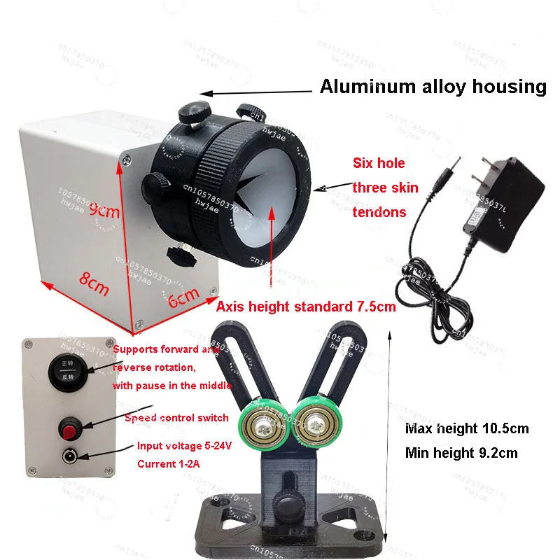 DIY Accessories Fishing Rod Gluing Machine Miniature Winding Epoxy Machine Resin Gluing Machine Road Sub Rod Modification