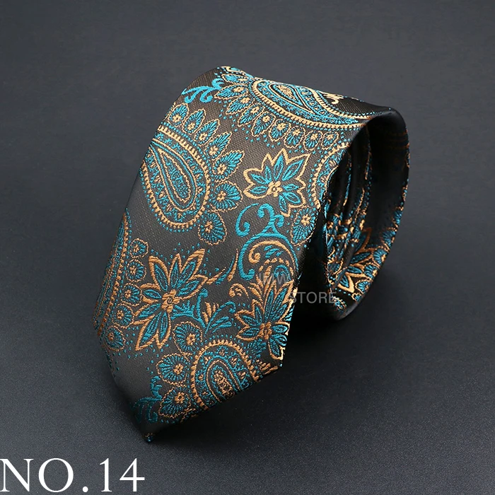 Neue Design Hochzeit Männer Krawatte Grau Braun Grün Paisley Blume Krawatten Männer Business Dropshipping Bräutigam Kragen Zubehör Geschenk – Detail 14