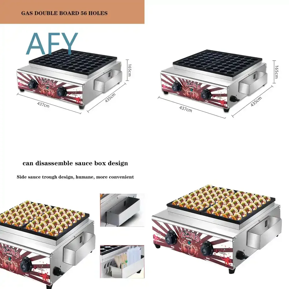 for Home Appliances 220V Meatball Baking Machine for Takoyaki Maker Octopus Balls Baking Pan Electric Household Cooking