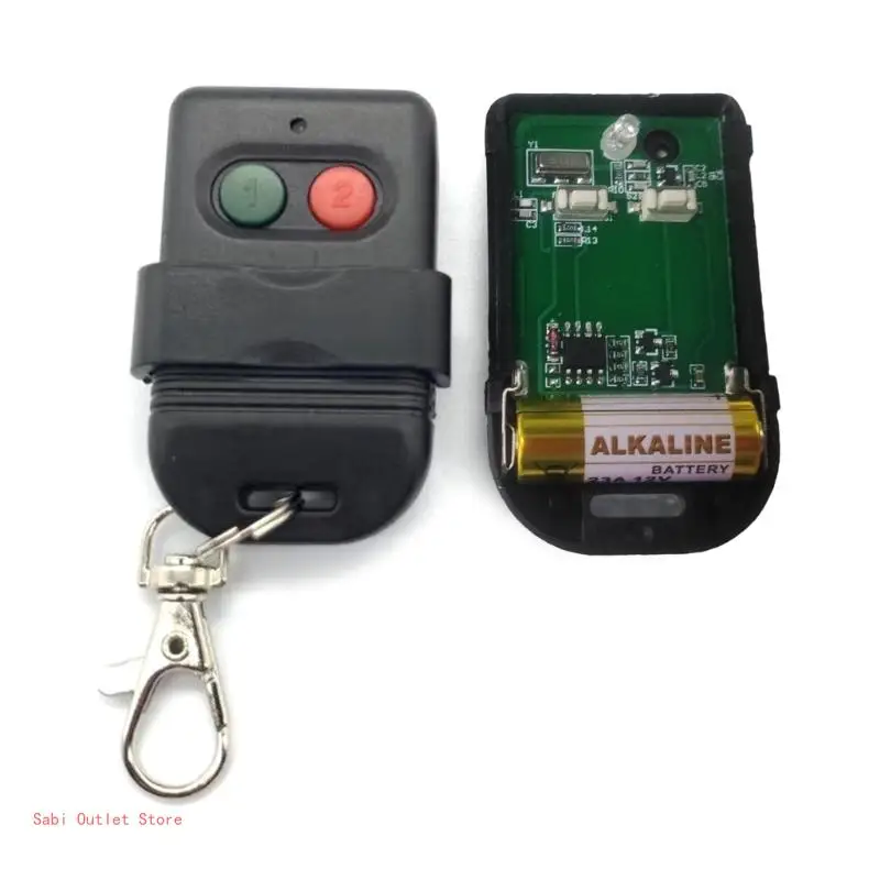 Autogate Remote Control Autogate Alarm Remote Pagar Included with 2 Buttons SMC5326 330Mhz 433MHz Portable-