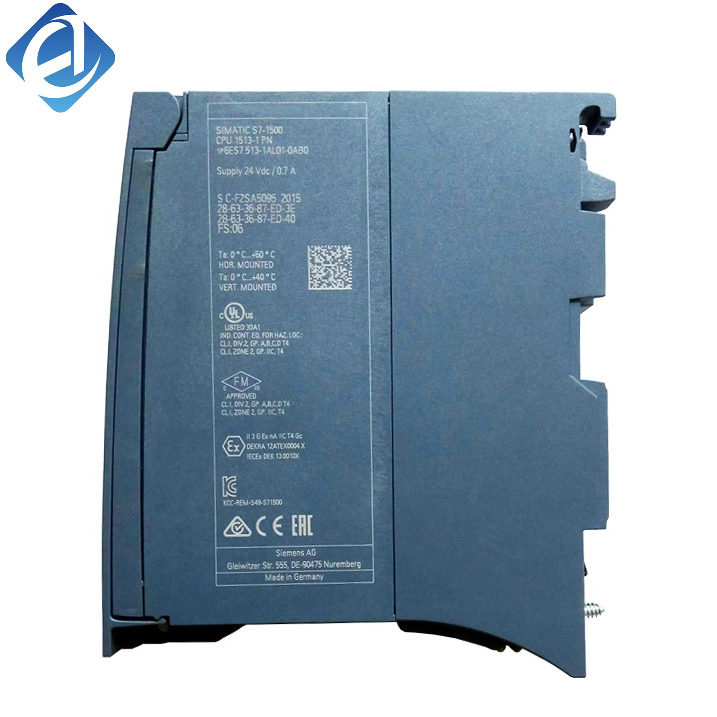 

New Original 6ES7513-1AL01-0AB0 6es75131al010ab0 SIMATIC S7-1500 Analog Input Module Stock In Warehouse