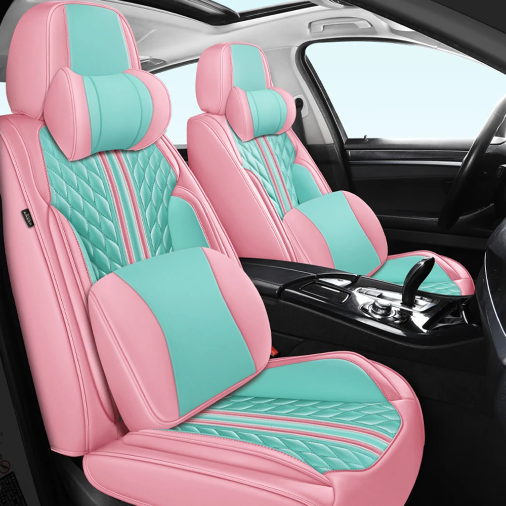 

Универсальные чехлы на автомобильные сиденья для VW Polo Sedan Touran Volkswagen Passat B5 B6 B7Golf MK4 4 5 7 8 Touareg Tiguan, автоаксессуары