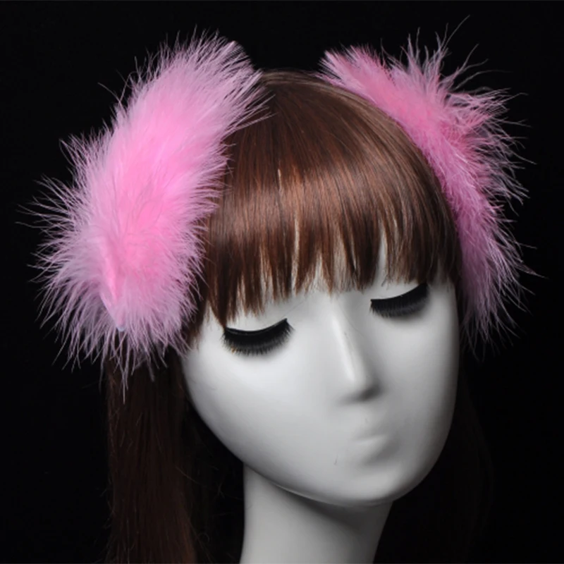 1 Pair Elegant  Feather Hairpins Super Fairy Antique Hair Clips Children Headdress Women Wedding Sweet Feather Hair Accessories