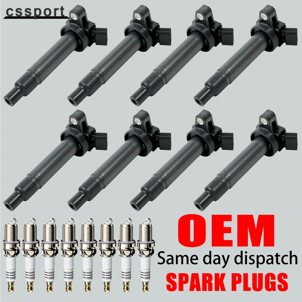 

8X Ignition Coil & 8X Iridium Spark Plug for Toyota Tundra Sequoia 4.7L V8 UF230
